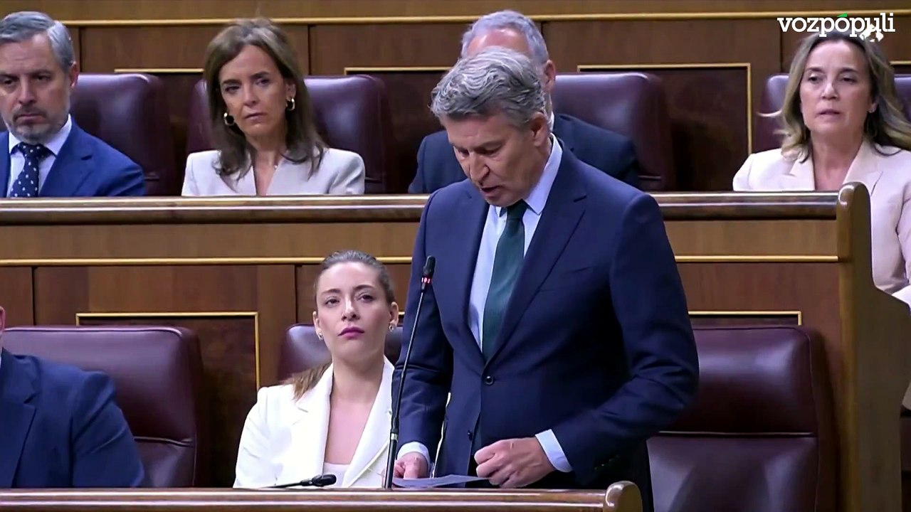 Feijóo, a Sánchez: "¿Qué hace todavía ahí manchando un día más la Presidencia del Gobierno?"