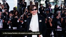 Nouvelle montée des marches au Festival de Cannes : Juliette Binoche chic en noir et blanc face à Antoine de Caunes et Dita von Teese