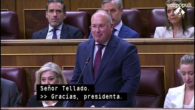 Tellado: Señor Bolaños, es patético escucharle. Está a cinco minutos de decir que no conocían de nada a Zapatero