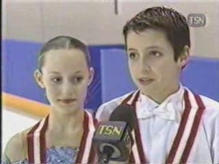 Tessa Virtue & Scott Moir - 2001 can jr nats -prenovicedance