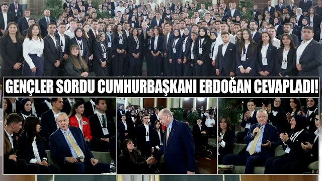 Cumhurbaşkanı Erdoğan, Gençler ve Milli Sporcularla Bir Araya Geldi