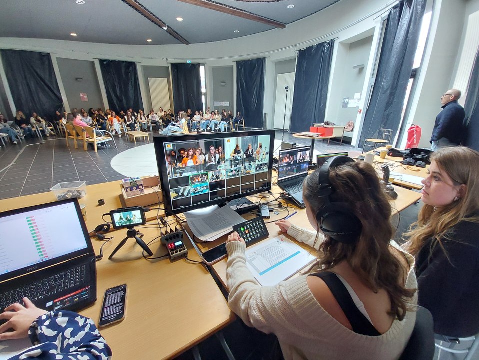 Web-TV avec les élèves du lycée du Pays de Bray