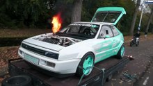 Sportscars Revving at Car Meet - LOUD Aventador SV, 800HP Supra Mk4, Diesel Corrado, Grail SVJ