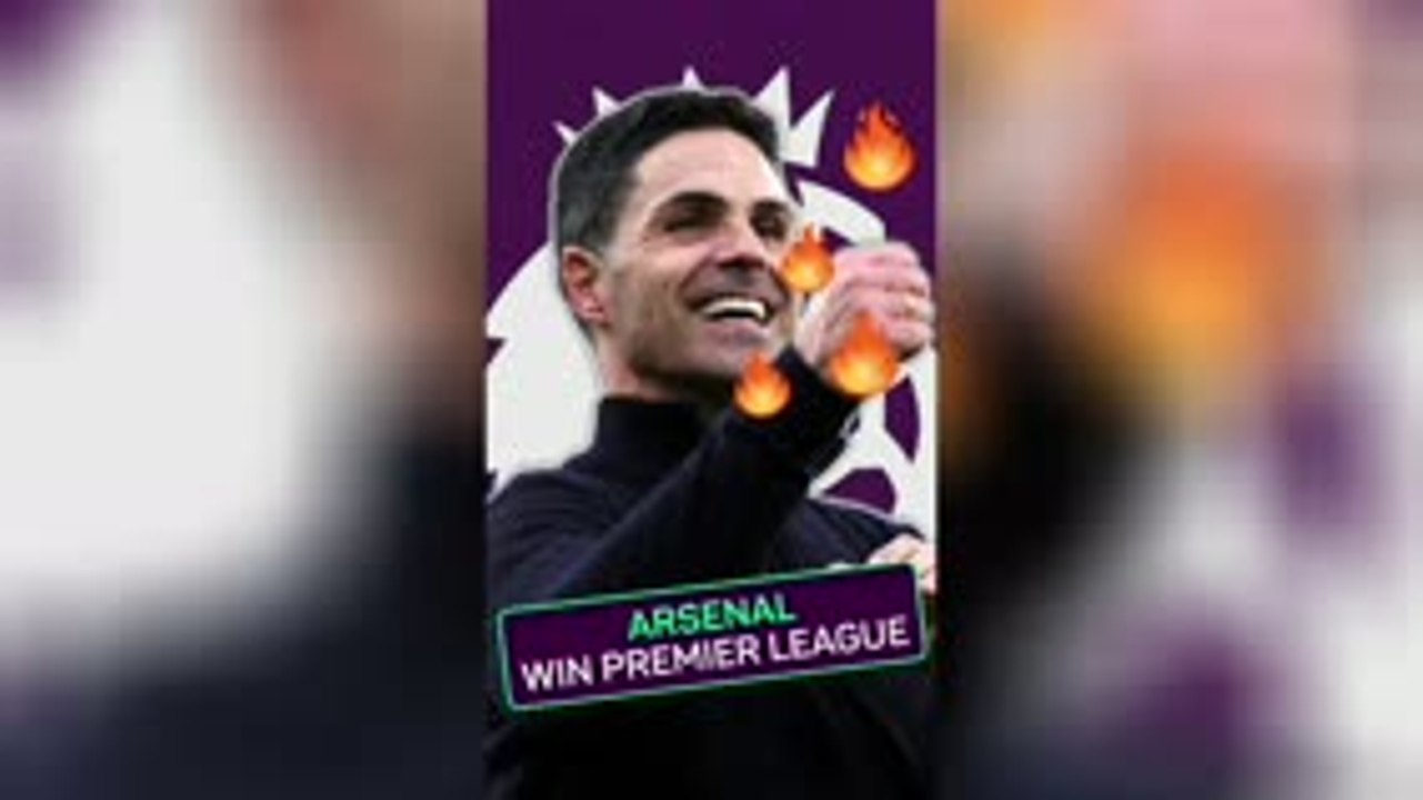 Glory for the Gunners! - Arsenal win the Premier League title