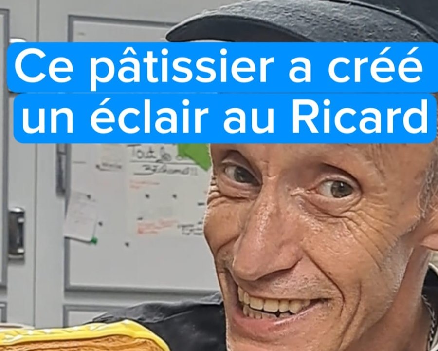 En Gironde, ce pâtissier crée un éclair au Ricard
