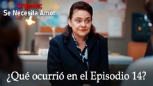 Urgente; Se Necesita Amor / ¿Qué ocurrió en el Episodio 14?