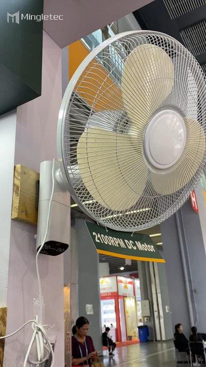Mingletec 16 inch BLDC wall fan with touch screen control #mingletec #16inch ##bldc #wallmounted #wallfan