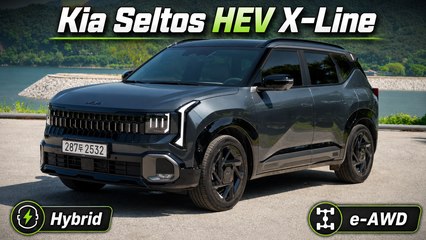2026 Kia Seltos HEV X-Line Gravity Grey mit Hybrid & e-AWD