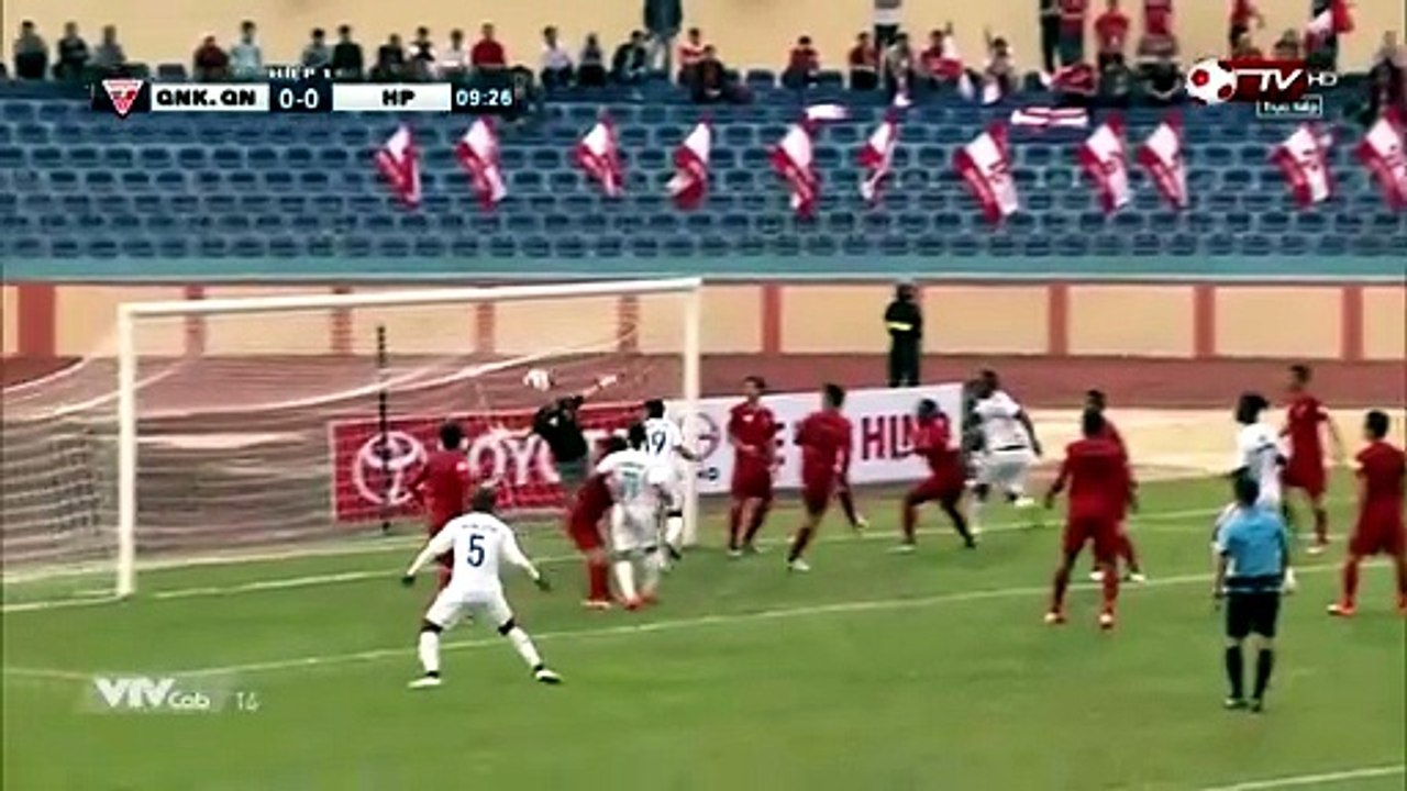 Quảng Nam 0-1 Hải Phòng - Goals and Highlights (12/3/2016) | VTVcab 16 - Bóng Đá TV HD