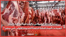 بـ 1.3 مليون رأس ماشية.. مدير الإنتاج الحيواني بالشرقية يوضح كيف أصبحت المحافظة قلعة اللحوم الأولى في مصر؟