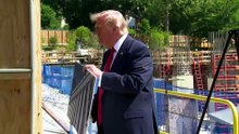 Trump präsentiert Großbaustelle für neuen Ballsaal im Weißen Haus