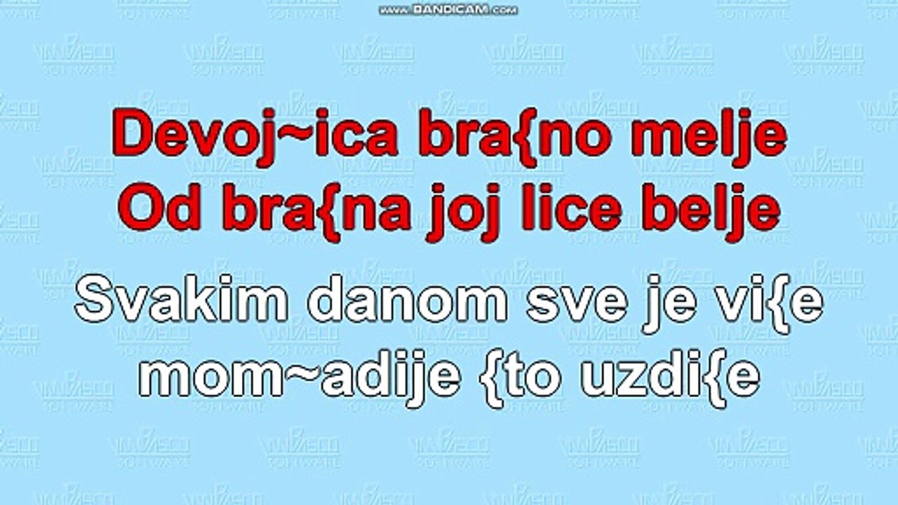 Tozovac - Vodenicarka - KARAOKE