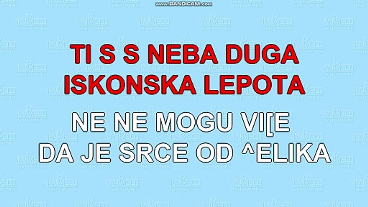 Saban Saulic - Bojana - KARAOKE