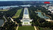 Usa, non solo la sala da ballo: Trump fa rivestire di blu la vasca del Lincoln Memorial