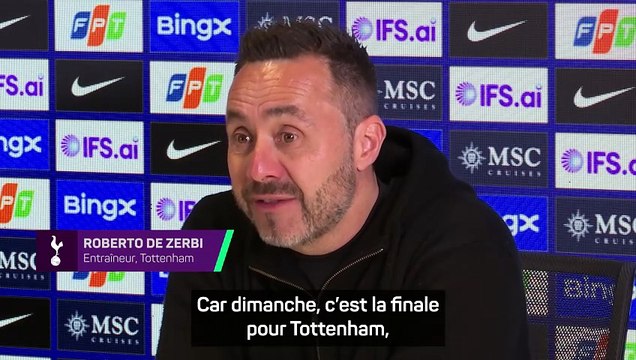 De Zerbi : Nous jouons pour la fierté et l'histoire du club