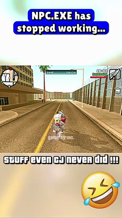 GTA San Andreas Funny Moment – NPC.EXE glitched out !!!😢💀🔥 | PC vs Console Meme (Part 410)