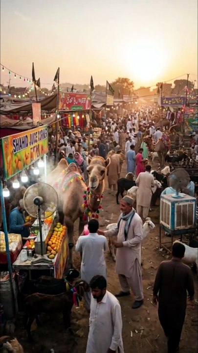 Camel Tries Cold Summer Drink 🐪😂 | Funny Eid Mandi Moment
