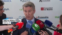 Alberto Núñez Feijóo sobre la posible moción de censura: "Hay que preguntarle a los socios"