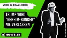 Donald Trump: Wirbel um brisante Theorie - Trump wird seinen "Geheim-Bunker" nie verlassen