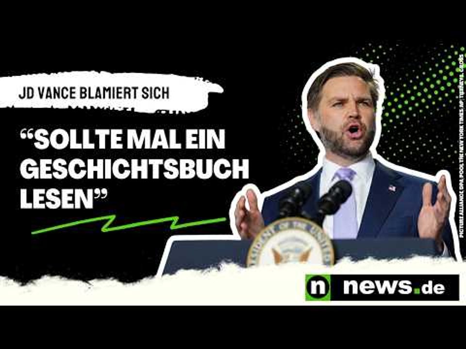 'Sollte mal ein Geschichtsbuch lesen' - JD Vance blamiert sich mit Papst-Aussagen