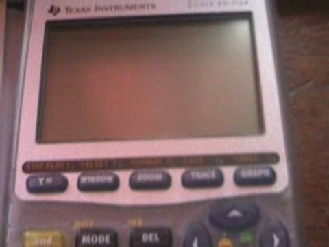 Ti83 Moindres carres