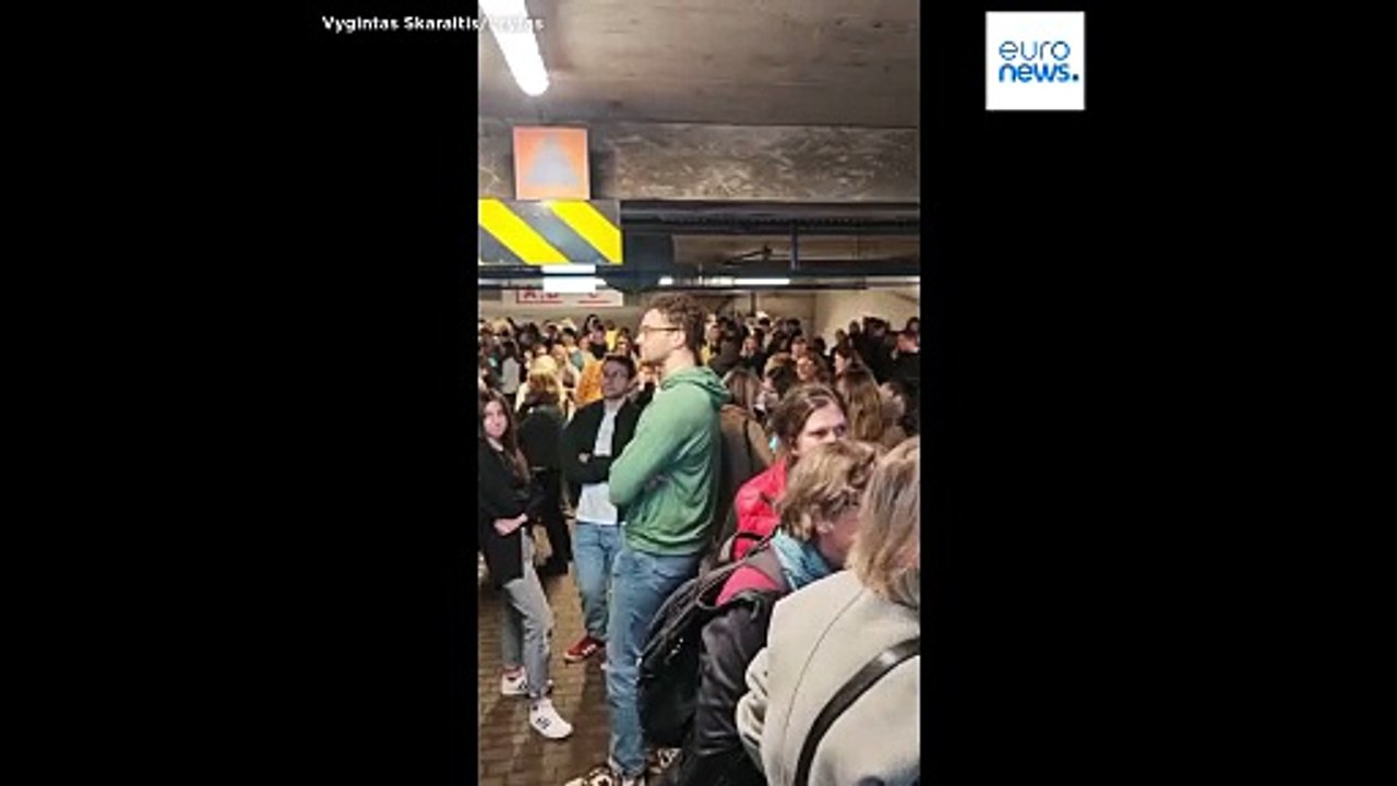 Video zeigt Litauer in Tiefgarage während Drohnenalarm