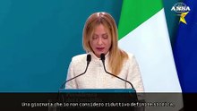 Meloni: "Rapporto Italia-India elevato a partenariato strategico speciale"