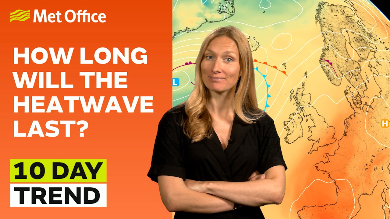 10 Day Trend 20/05/2026 – Hot next week? – Met Office weather forecast UK