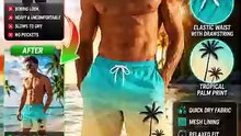 These Hawaiian Swim Shorts Are Perfect for Summer 🌴☀️