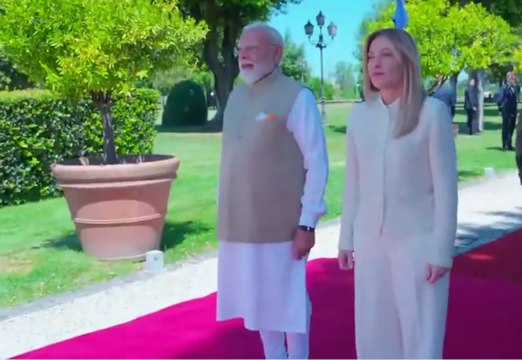 Giorgia Meloni Welcomes PM Modi | Grand Military Honour in Rome