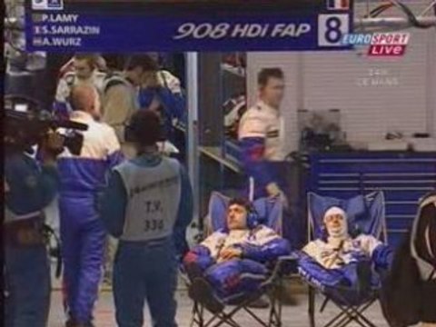 24h00 du Mans 2008 de nuit...