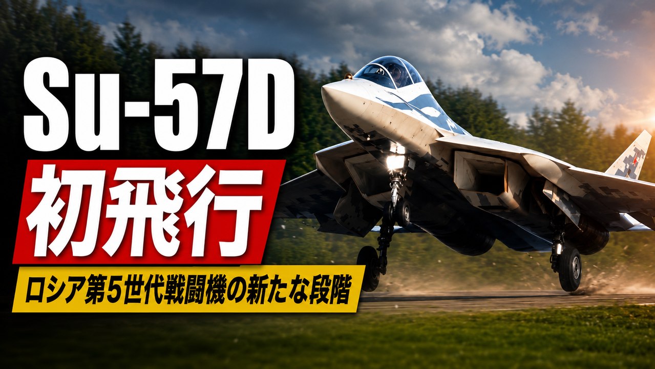 Su-57Dが初飛行、ロシア第5世代戦闘機の新たな段階を示す