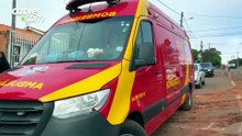 Trabalhador fica ferido após ser prensado por escada de caminhão caçamba em Cascavel