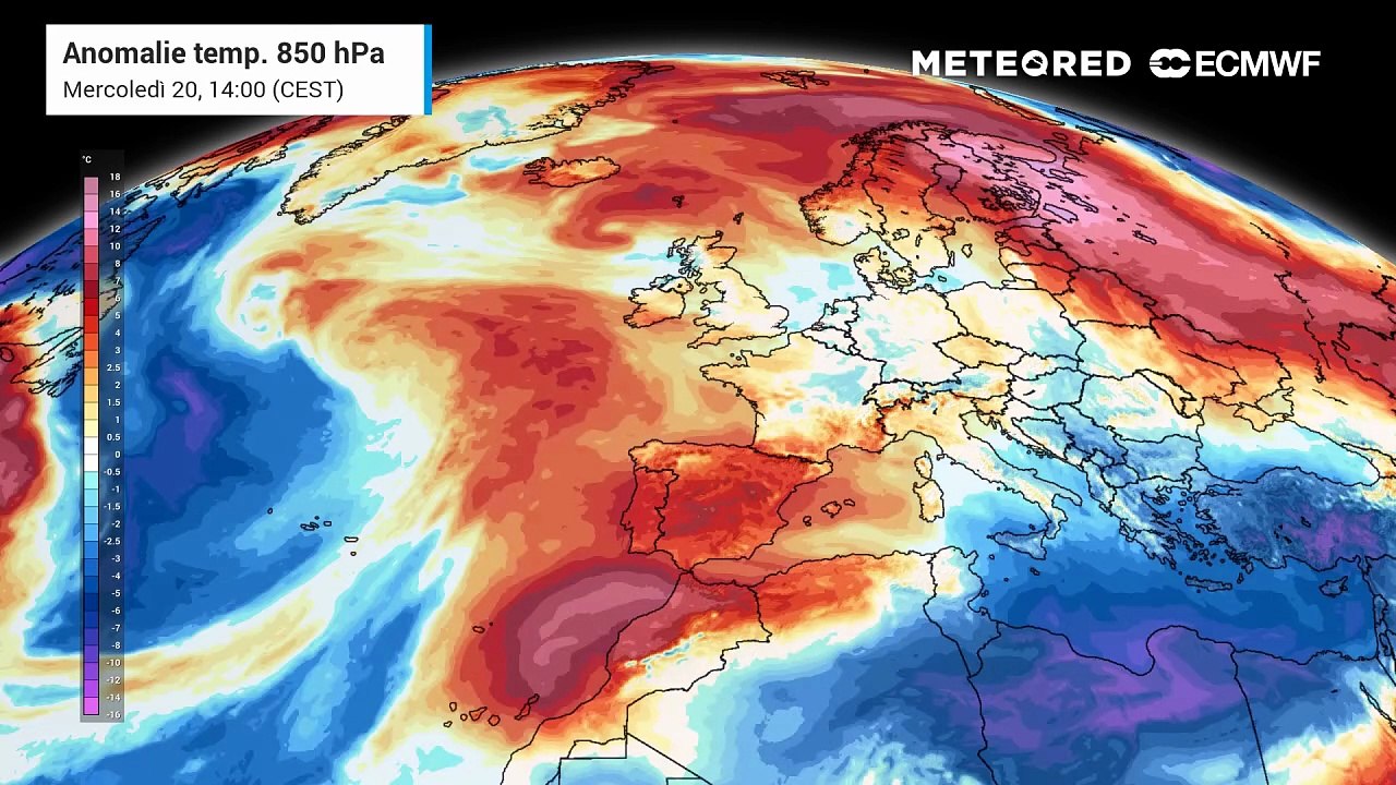 Anomalie temperature