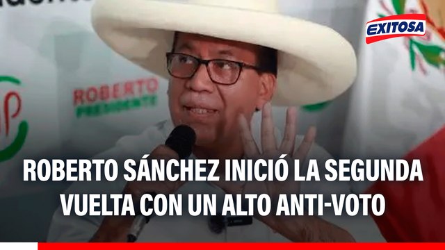 Roberto Sánchez cuenta con un anti-voto similar al de Keiko Fujimori, según Guillermo Loli