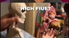 This Skeleton Regretted the High Five 😂💀