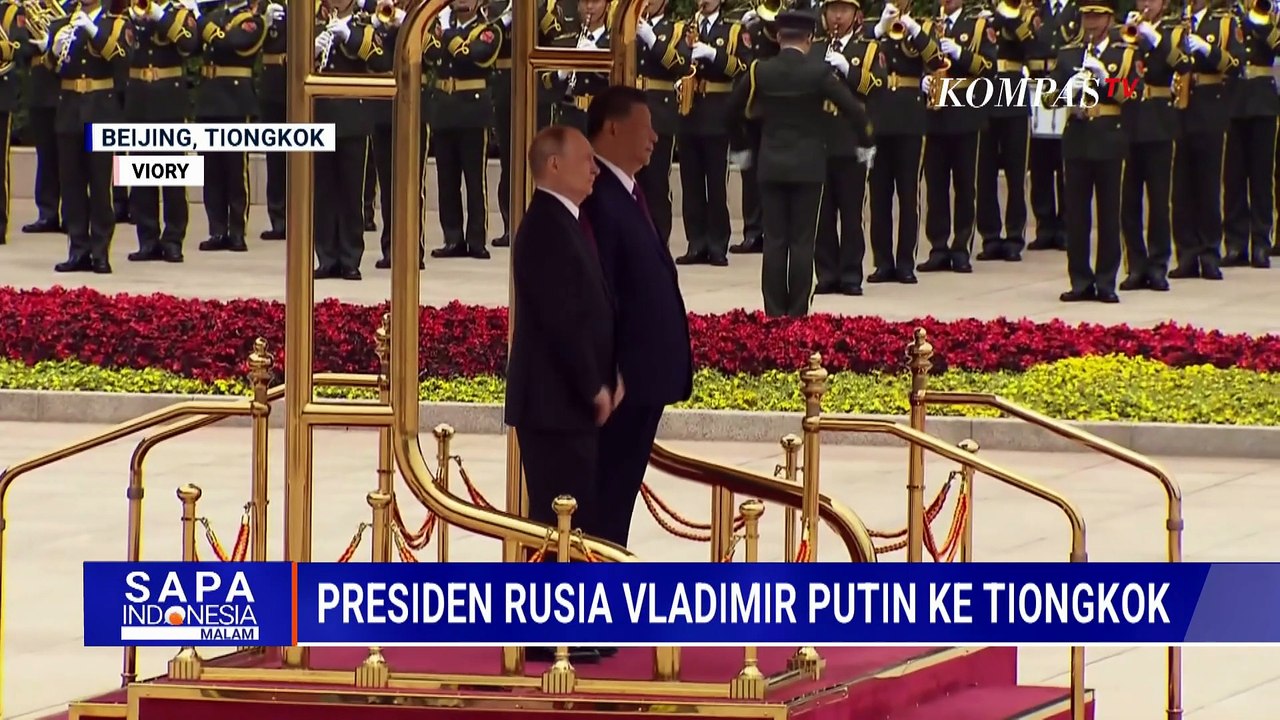 Beda Cara Jabat Tangan Xi Jinping Sambut Vladimir Putin Dibanding ke Donald Trump | SAPA MALAM