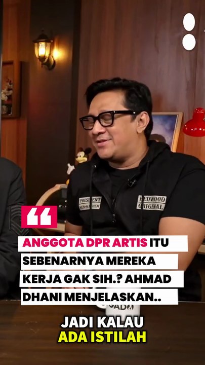 Ahmad Dhani : Anggota DPR artis sama seperti pegawai biasa, ada jam kerjanya juga dan udah punya bisa pengawasan masing2