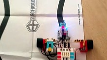 Lightweight Robot Line Tracking Test  Elecfreaks Track - Student MakeCode microbit Programming