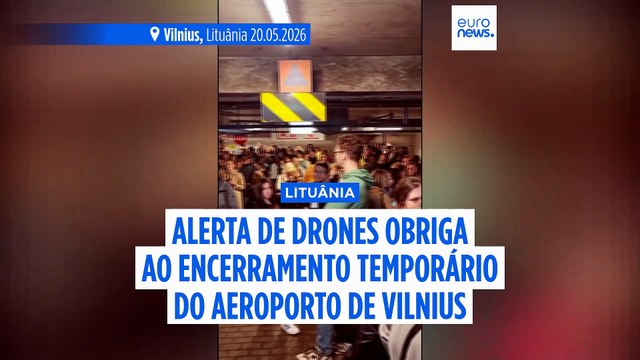 Lituânia: lituanos correm para abrigos após alerta de drones