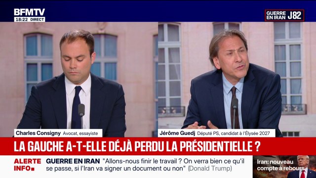 SIGNÉ CONSIGNY - Présidentielle 2027: Je pense que la gauche n'a pas tout à fait le vent en poupe , estime Charles Consigny