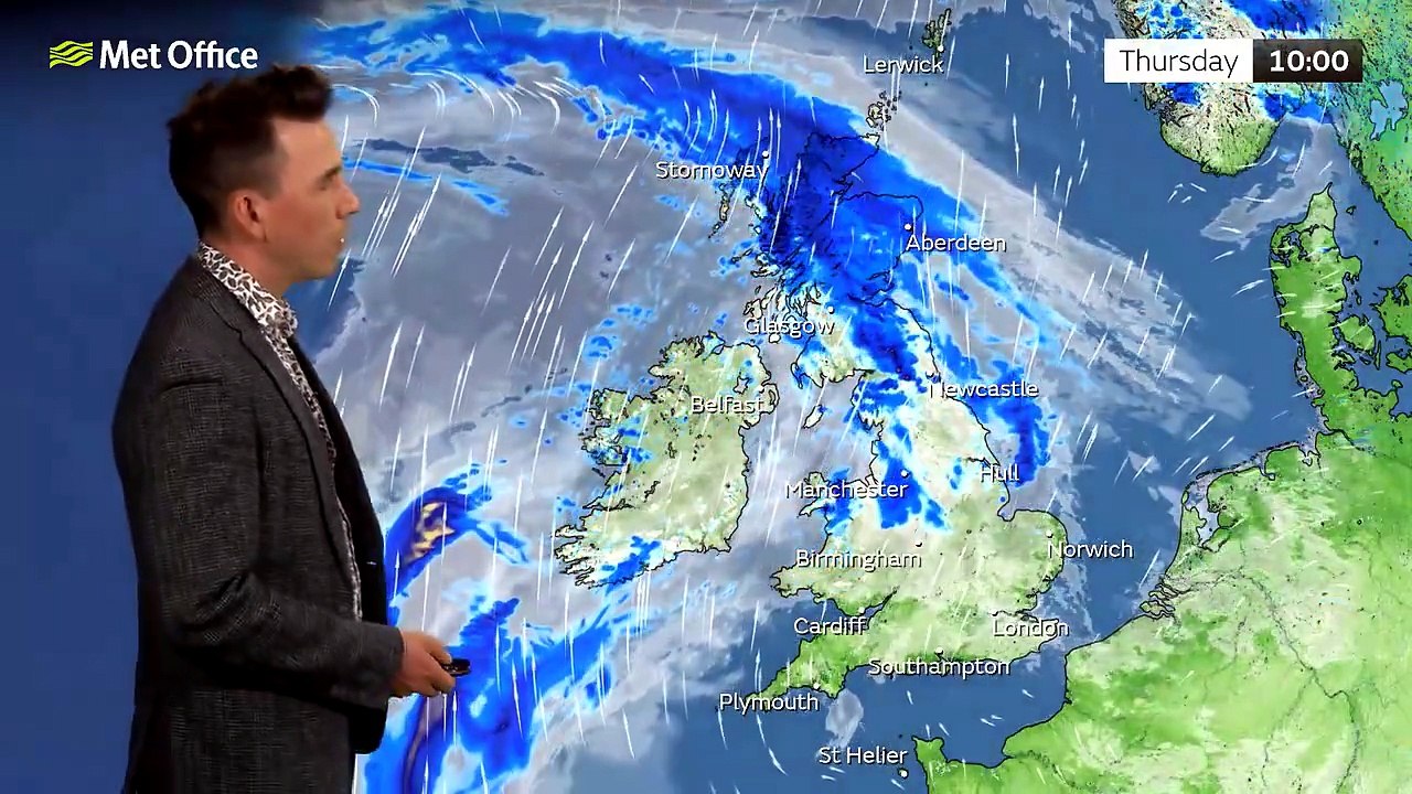 Met Office Wednesday Evening Weather Forecast 20/05/26