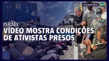 Ministro israelense publica vídeo subjugando ativistas da flotilha humanitária