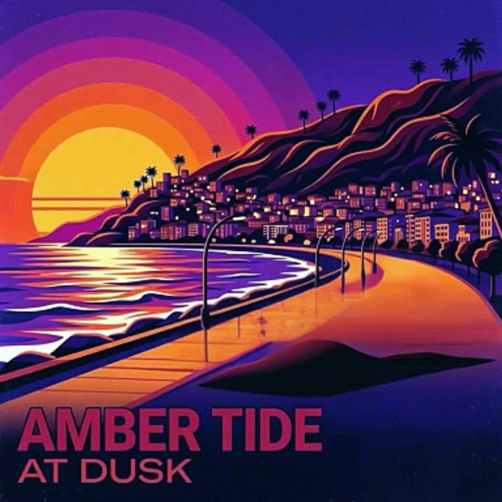 Amber Tide at Dusk