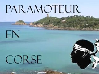 Paramoteur en Corse