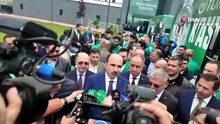 Konyaspor, kupa finali için Antalya'ya uğurlandı