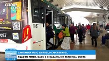 Ação no Terminal Oeste reforça atitudes que fazem a diferença no transporte público