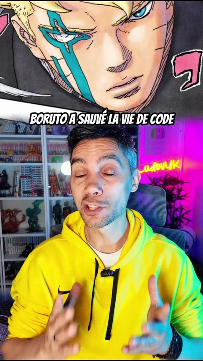 Boruto VS Code dans le chapitre 34 de Two Blue Vortex