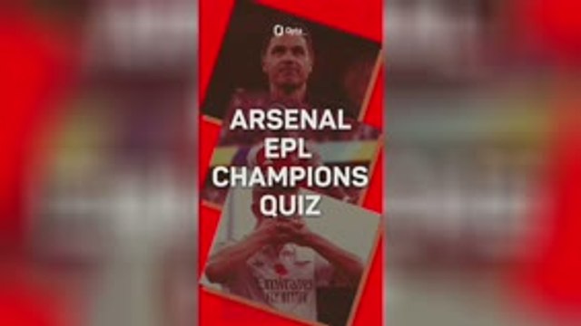 How much do you know about Arsenal’s Premier League winning season?