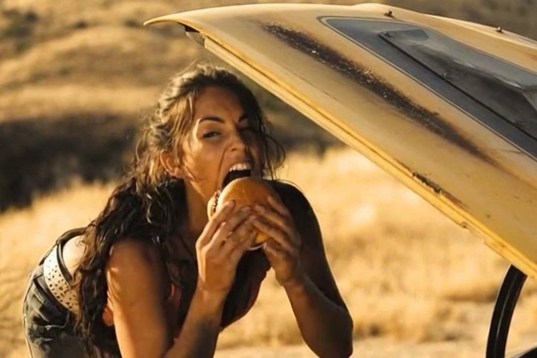 Transformers (2007) - Megan Fox Eats a Burger